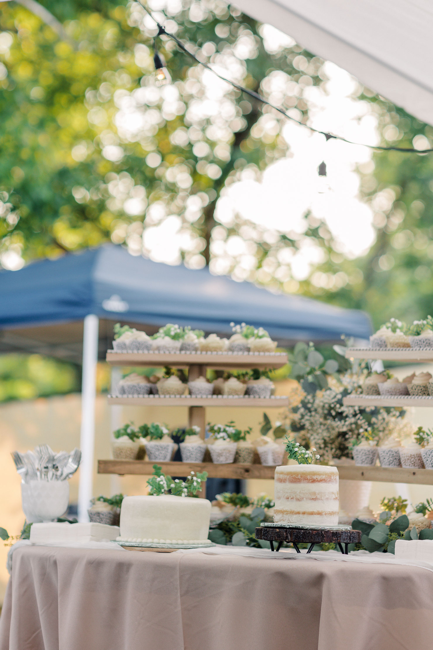 a dreamy back yard wedding 