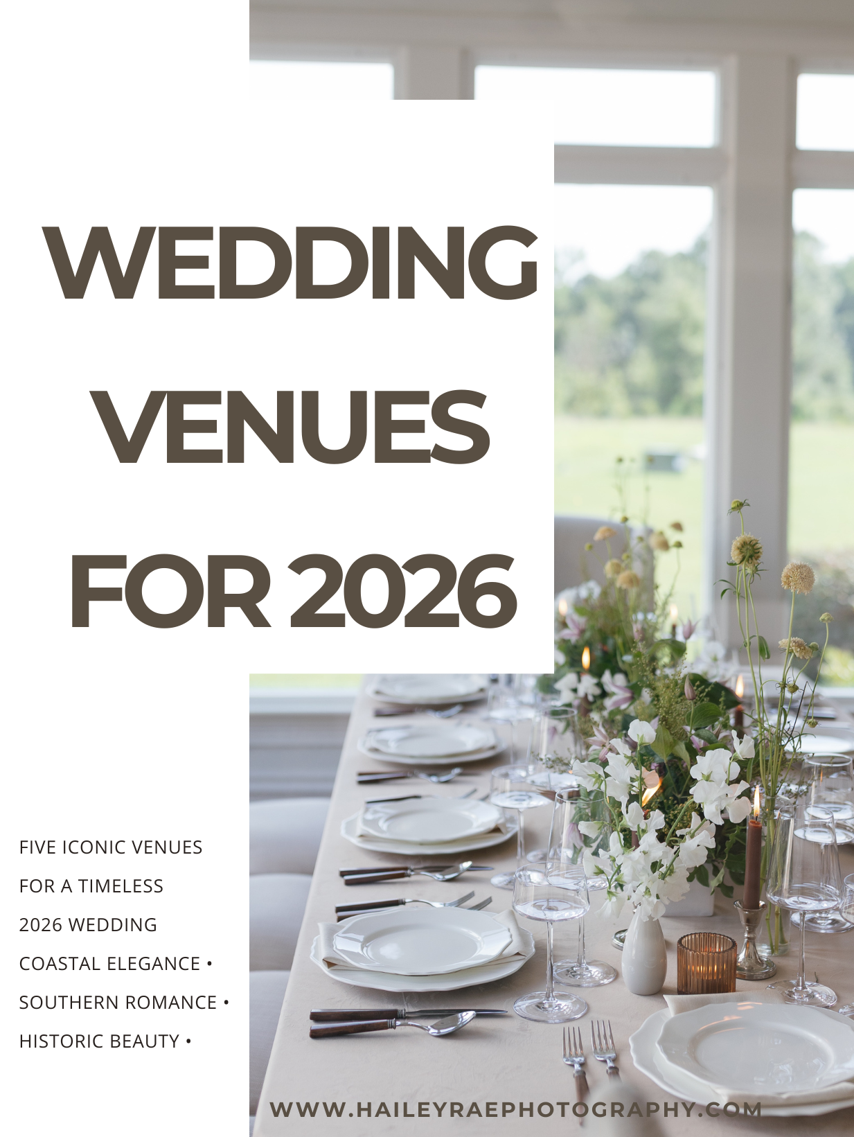 The top wedding venues couples should be on the lookout for 2026 wedding season