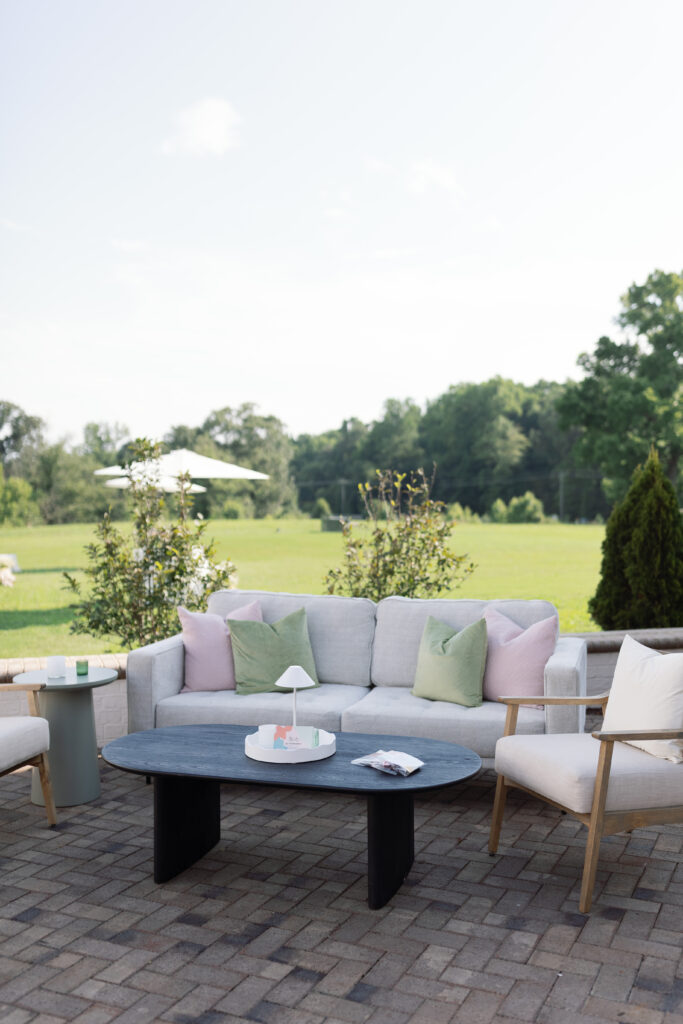 Luxury North Carolina wedding venue architecture and courtyard at Donovan Manor