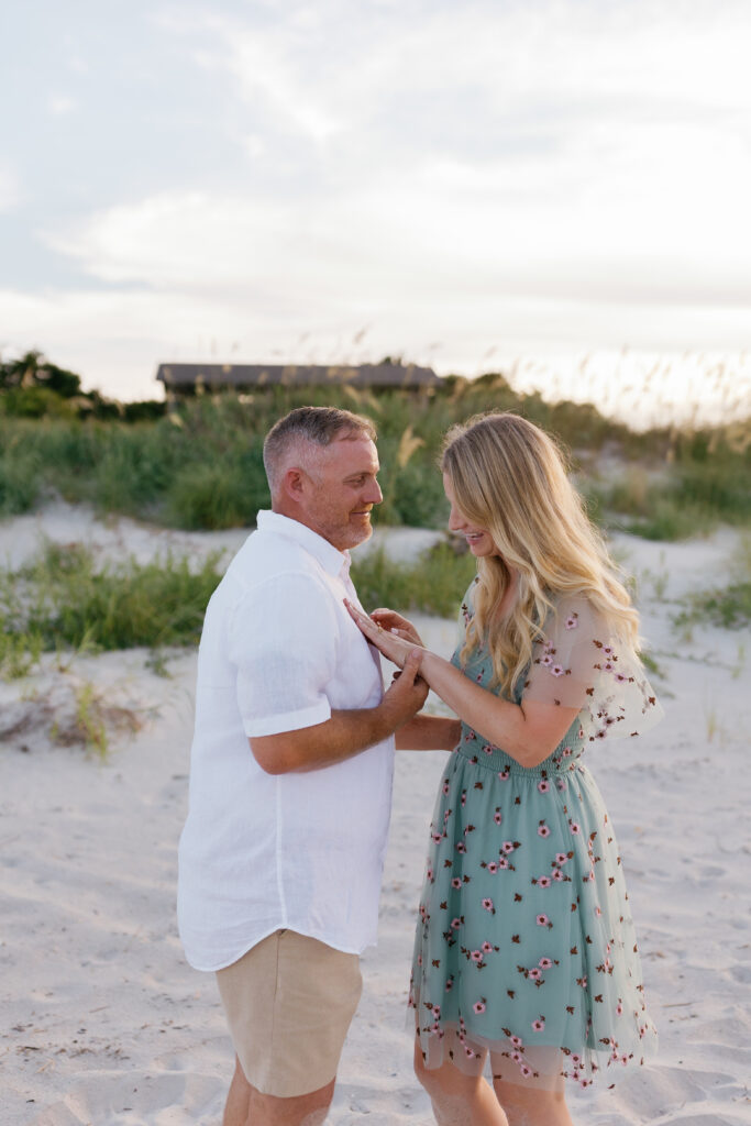 Reaction to surprise proposal at Fort Macon Beach
